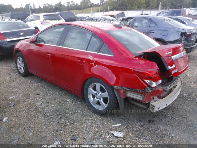 1G1PE5SB0G7102064 - 2016 CHEVROLET CRUZE LIMITED LT RED photo 3