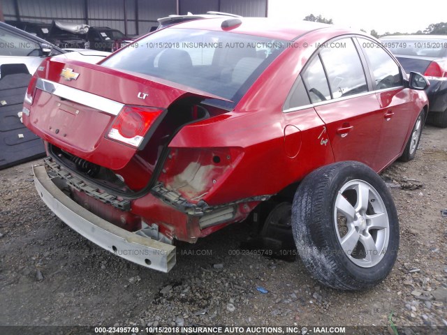 1G1PE5SB0G7102064 - 2016 CHEVROLET CRUZE LIMITED LT RED photo 6