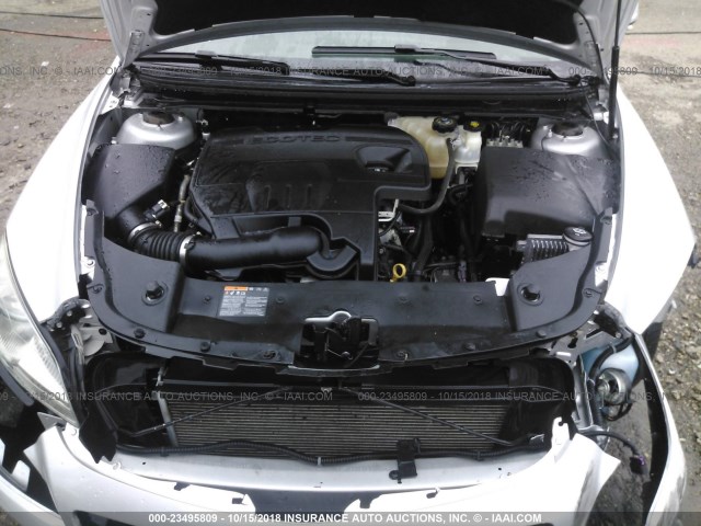 1G1ZC5E17BF136096 - 2011 CHEVROLET MALIBU 1LT 银色 照片 10