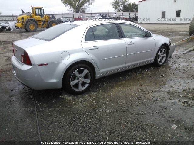 1G1ZC5E17BF136096 - 2011 CHEVROLET MALIBU 1LT 银色 照片 4