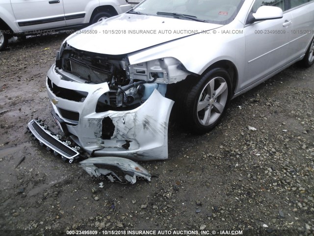 1G1ZC5E17BF136096 - 2011 CHEVROLET MALIBU 1LT 银色 照片 6