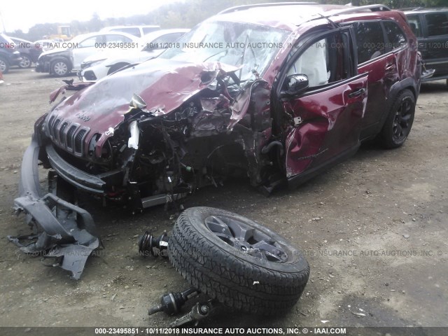 1C4PJMBS0HW564192 - 2017 JEEP CHEROKEE TRAILHAWK RED photo 6