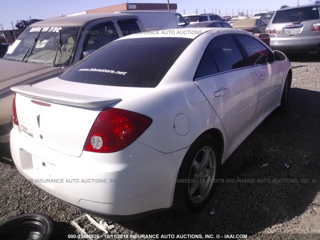 1G2ZK57K094245008 - 2009 PONTIAC G6 GT WHITE photo 4