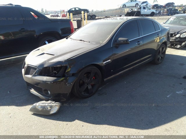 6G2EC57Y68L137855 - 2008 PONTIAC G8 GT BLACK photo 2