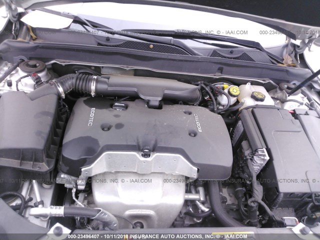 1G11B5SLXFF240089 - 2015 CHEVROLET MALIBU LS 银色 照片 10