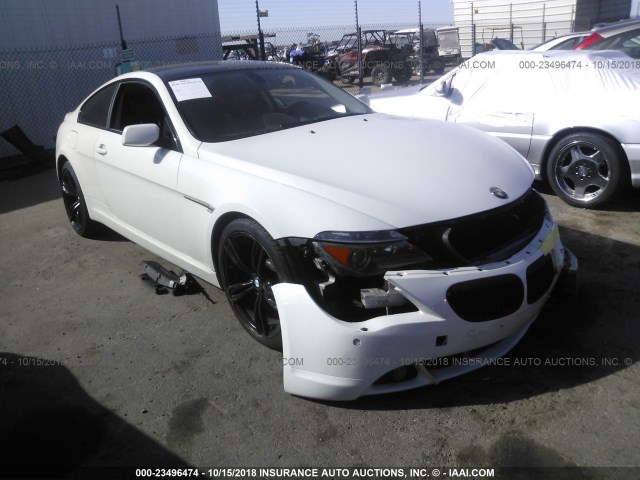 WBAEH13446CR46111 - 2006 BMW 650 I WHITE photo 1