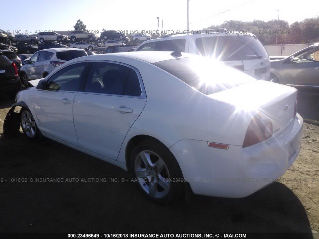 1G1ZB5E07CF220317 - 2012 CHEVROLET MALIBU LS 白色 照片 3