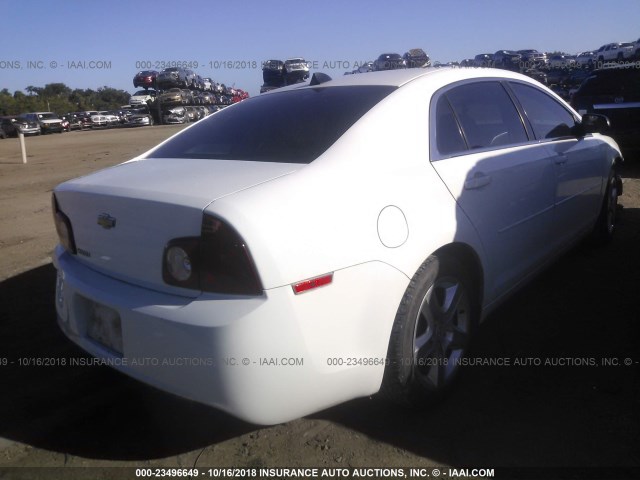 1G1ZB5E07CF220317 - 2012 CHEVROLET MALIBU LS 白色 照片 4