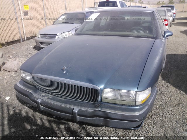 1G4CW53L9P1610929 - 1993 BUICK PARK AVENUE  BLUE photo 6