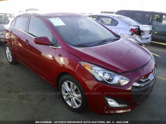 KMHD35LE3DU081163 - 2013 HYUNDAI ELANTRA GT RED photo 1