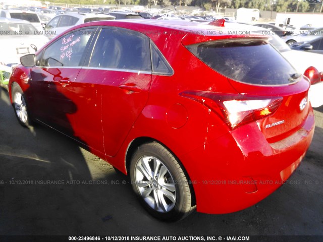 KMHD35LE3DU081163 - 2013 HYUNDAI ELANTRA GT RED photo 3