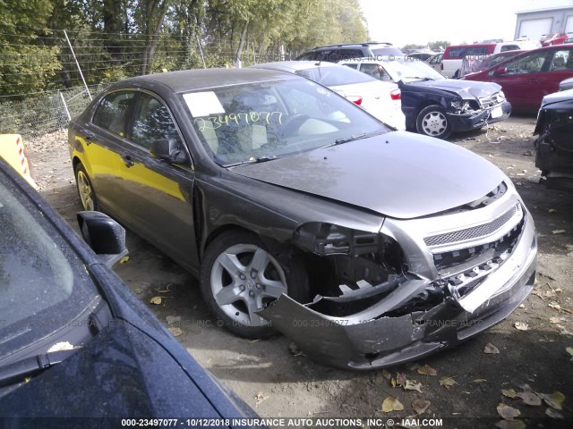 1G1ZB5EB1AF318273 - 2010 CHEVROLET MALIBU LS 灰色 照片 1