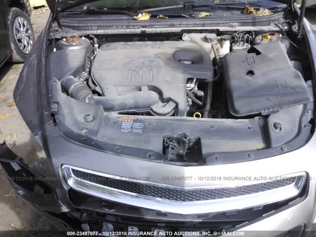 1G1ZB5EB1AF318273 - 2010 CHEVROLET MALIBU LS 灰色 照片 10