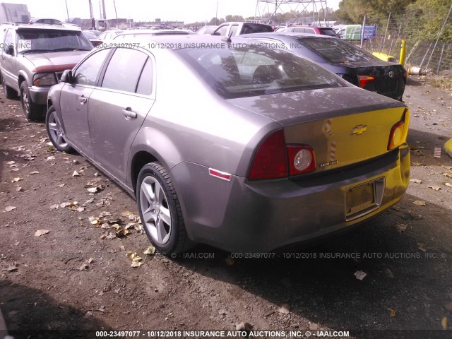 1G1ZB5EB1AF318273 - 2010 CHEVROLET MALIBU LS 灰色 照片 3
