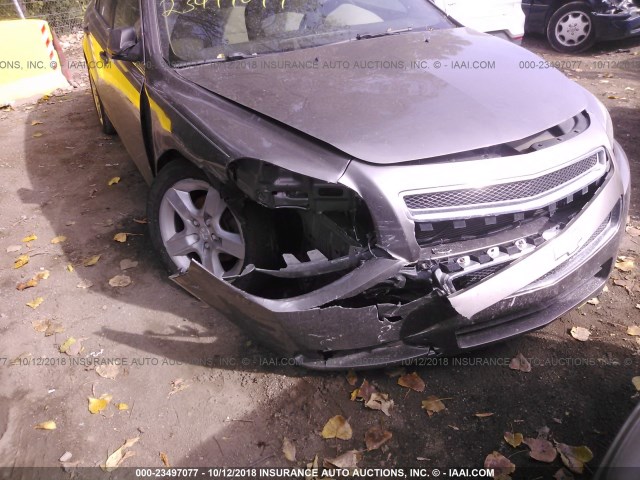 1G1ZB5EB1AF318273 - 2010 CHEVROLET MALIBU LS 灰色 照片 6
