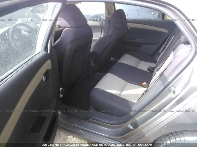 1G1ZB5EB1AF318273 - 2010 CHEVROLET MALIBU LS 灰色 照片 8