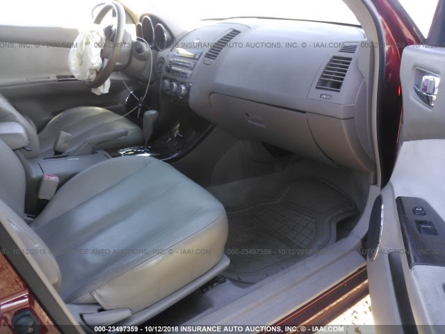 1N4AL11E06N400640 - 2006 NISSAN ALTIMA S/SL RED photo 5