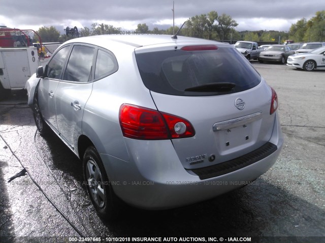 JN8AS5MT1EW617920 - 2014 NISSAN ROGUE SELECT S SILVER photo 3