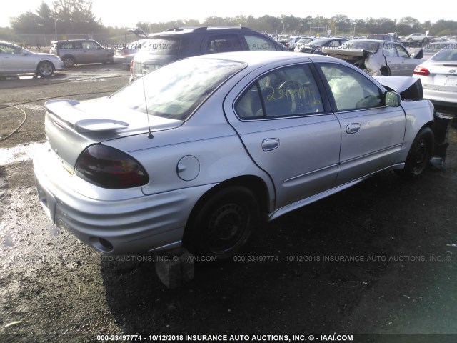 1G2NE52FX5M203617 - 2005 PONTIAC GRAND AM SE SILVER photo 4