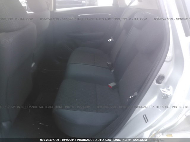 JHMGK5H52GX036939 - 2016 HONDA FIT LX SILVER photo 8