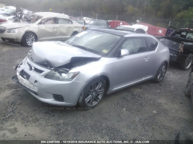 JTKJF5C78C3033400 - 2012 TOYOTA SCION TC 银色 照片 2