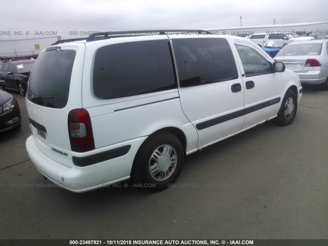 1GNDX13E44D256917 - 2004 CHEVROLET VENTURE LUXURY WHITE photo 4