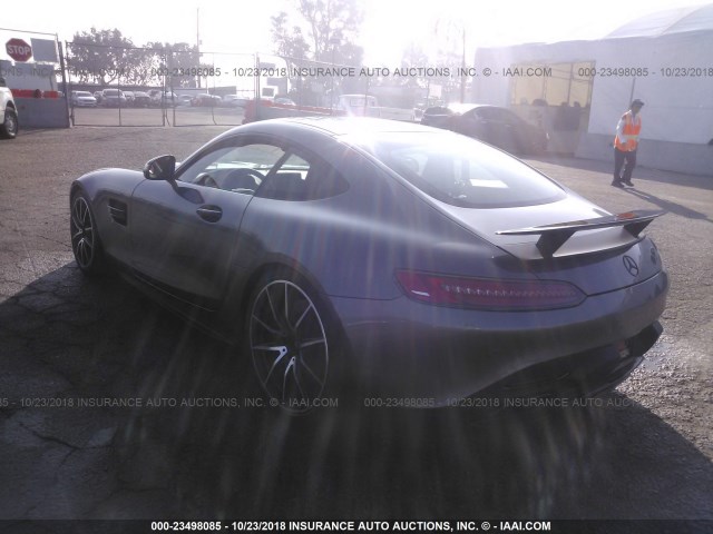 WDDYJ7JA6GA002720 - 2016 MERCEDES-BENZ AMG GT S GRAY photo 3