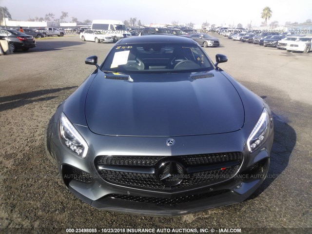 WDDYJ7JA6GA002720 - 2016 MERCEDES-BENZ AMG GT S GRAY photo 6