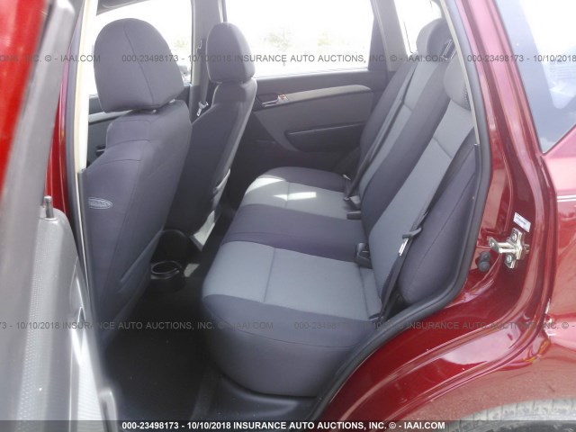 KL1TD6DE4AB109827 - 2010 CHEVROLET AVEO LS/LT BURGUNDY photo 8