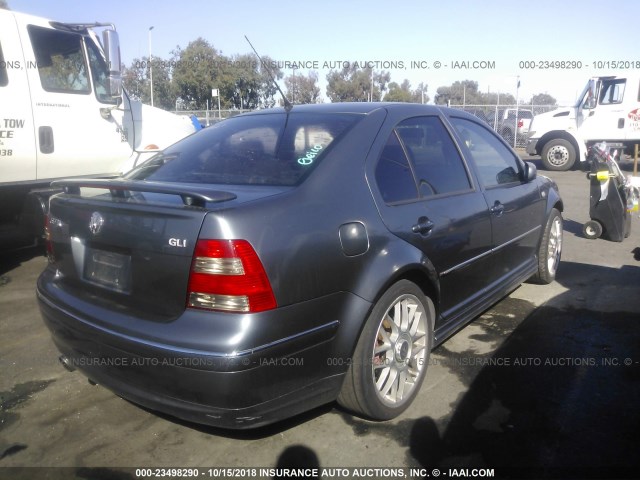 3VWSE69M15M038891 - 2005 VOLKSWAGEN JETTA GLI GRAY photo 4