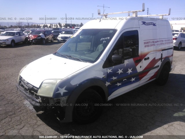 NM0LS7BN5AT004891 - 2010 FORD TRANSIT CONNECT XLT WHITE photo 2
