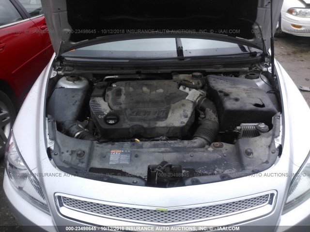 1G1ZE5E76BF199124 - 2011 CHEVROLET MALIBU LTZ 银色 照片 10