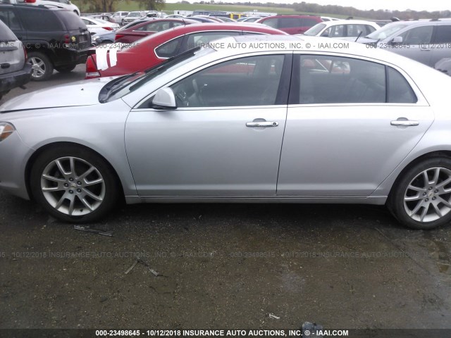 1G1ZE5E76BF199124 - 2011 CHEVROLET MALIBU LTZ 银色 照片 6