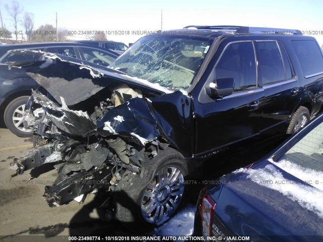 5LMFU28508LJ12908 - 2008 LINCOLN NAVIGATOR Қара фото 2