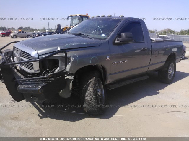 3D7KS26C26G245120 - 2006 DODGE RAM 2500 ST/SLT 灰色 照片 2