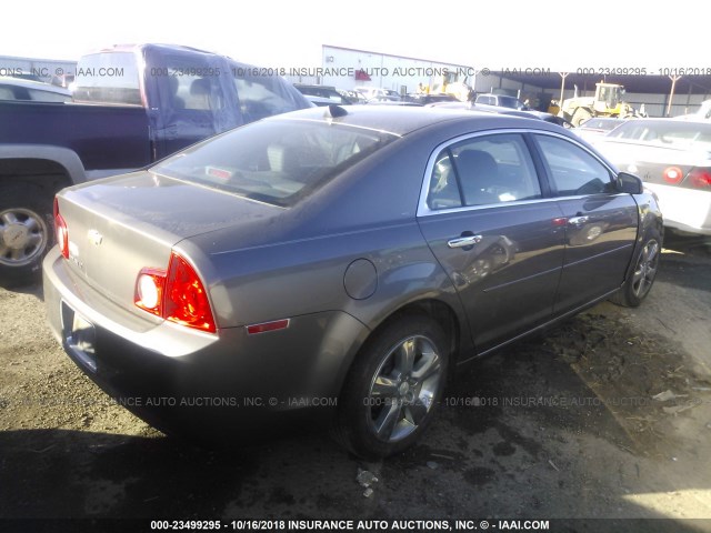 1G1ZD5EU8CF341032 - 2012 CHEVROLET MALIBU 2LT GRAY photo 4