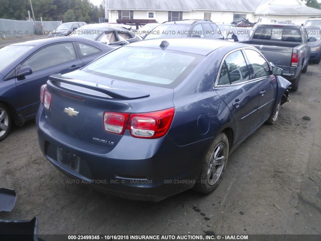 1G11B5SL7EF213172 - 2014 CHEVROLET MALIBU LS 蓝色 照片 4