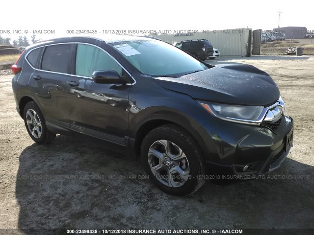 7FARW2H88JE031094 - 2018 HONDA CR-V EXL GRAY photo 1