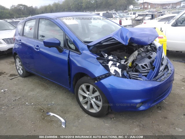 3N1CE2CPXFL445475 - 2015 NISSAN VERSA NOTE S/S PLUS/SV/SL/SR BLUE photo 1