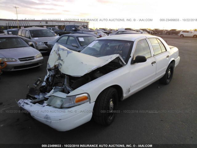 2FAFP71W96X166728 - 2006 FORD CROWN VICTORIA POLICE INTERCEPTOR WHITE photo 2