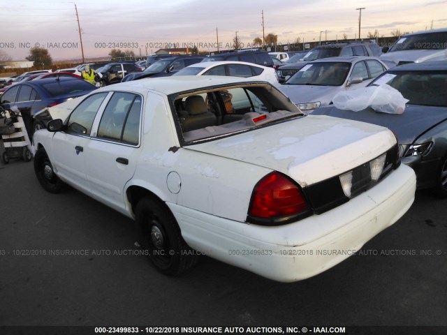 2FAFP71W96X166728 - 2006 FORD CROWN VICTORIA POLICE INTERCEPTOR WHITE photo 3