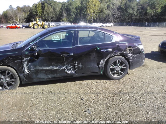 1N4AA5AP1EC912769 - 2014 NISSAN MAXIMA S/SV PURPLE photo 6