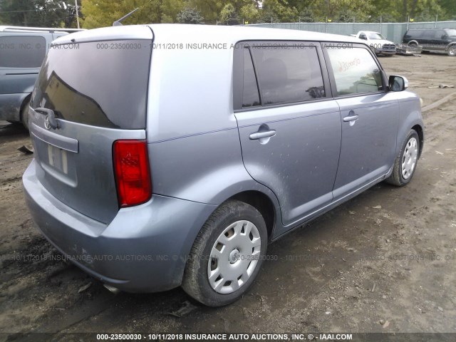 JTLKE50E691090432 - 2009 TOYOTA SCION XB Көк фото 4