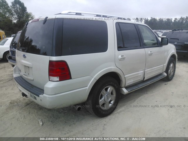 1FMPU19566LA69642 - 2006 FORD EXPEDITION LIMITED WHITE photo 4