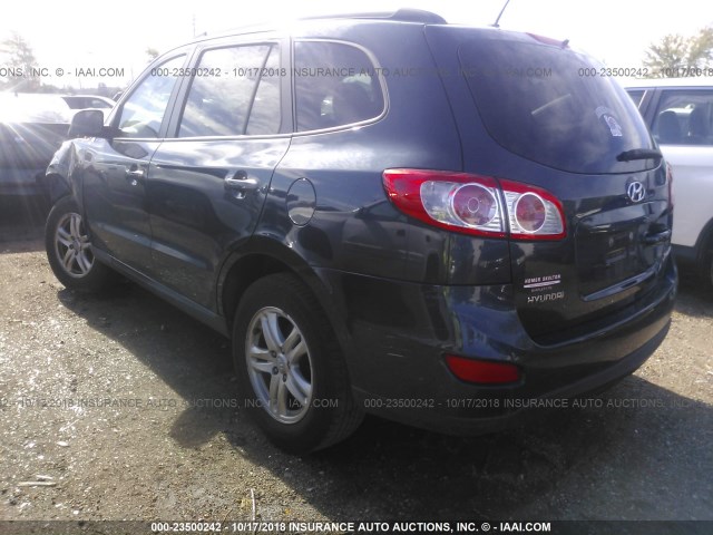 5XYZG3AB1BG006987 - 2011 HYUNDAI SANTA FE GLS GRAY photo 3