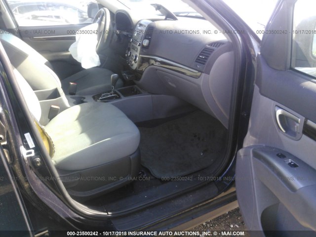 5XYZG3AB1BG006987 - 2011 HYUNDAI SANTA FE GLS GRAY photo 5