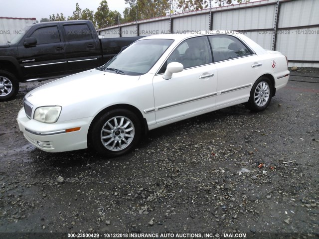 KMHFU45E64A314080 - 2004 HYUNDAI XG 350 WHITE photo 2