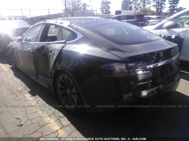 5YJSA1E24JF243528 - 2018 TESLA MODEL S BLACK photo 3