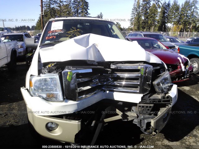 1FMJU1J5XAEB57060 - 2010 FORD EXPEDITION EDDIE BAUER WHITE photo 6