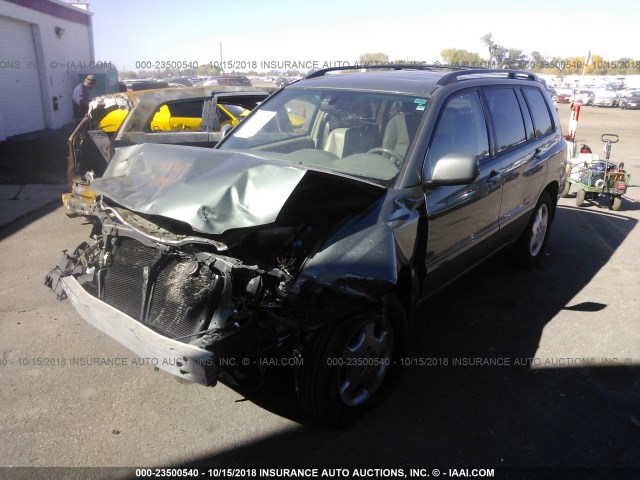 JTEEP21A370193660 - 2007 TOYOTA HIGHLANDER SPORT/LIMITED GRAY photo 2